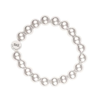SNÖ - Laney elastic pearl brace S/M white