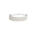 Snö - Elwa Bracelet 3-String Silver