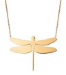 Edblad - Dragonfly Necklace Large Gold