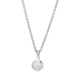 Nordahl Andersen - Sweets w.rose quartz silver 5mm halsband