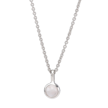 Nordahl Andersen - Sweets w.rose quartz silver 5mm halsband