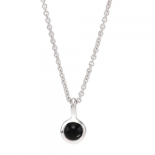 Nordahl Andersen - Sweets w.black onyx silver 5mm halsband