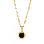 Nordahl Andersen - Sweets w.black onyx gold 5mm halsband