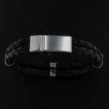 Läderarmband 19cm