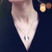 Edblad - Pebble necklace short steel