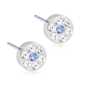 Blomdahl - BRILLIANCE PLENARY CRYSTAL/SAPPHIRE, 5 MM