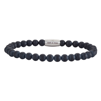 SON - Bracelet matt black onyx 19cm