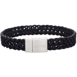 SON - Bracelet black calf leather 21cm