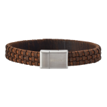SON - Bracelet brown calf leather 21cm 12mm