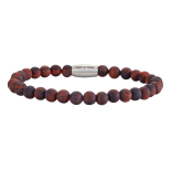 SON - Bracelet matt red tiger eye 19cm