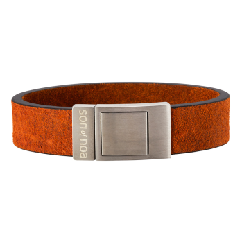 SON - Bracelet brown calf leather 19cm 18mm