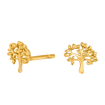Nordahl Andersen - Tree 7mm örhängen guld