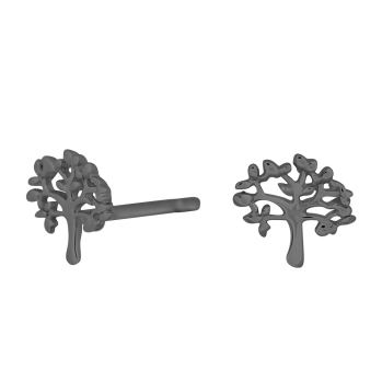 Nordahl Andersen - Tree 7mm örhängen oxiderade