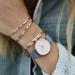 Rosefield - The West Village Himmelblå – Roséguld / 33mm