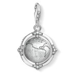 Thomas Sabo - Charm vintage jordklot silver | 1676-643-14
