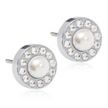 Blomdahl - BRILLIANCE HALO PEARL, 8 MM WHITE
