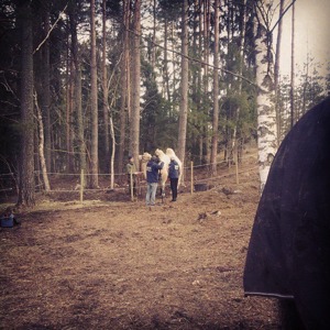 Behind the scenes...