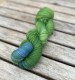 sockgarn, flerfärgade - Grönblå sock