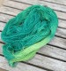 sockgarn, gröna nyanser - Frog sock