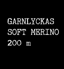GARNLYCKAS SOFT MERINO 200m
