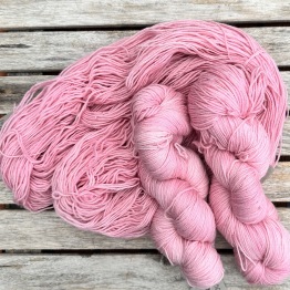 Garnlyckas merino, rosa toner - Marsipanros merino
