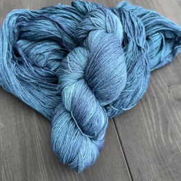Garnlyckas merino, blå toner - Soft navy merino