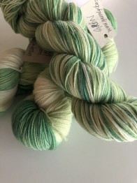 GRÖN sockgarn - Grön sock