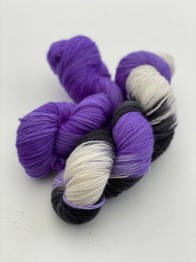 PURPLE BLACK merino - purple black merino
