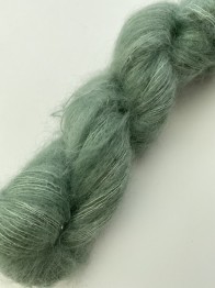 Dusty green. Mohairsilk - dusty green mohairsilk