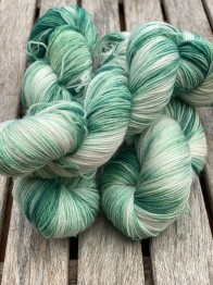 Grön Anna. Sockgarn - Grön Anna sock