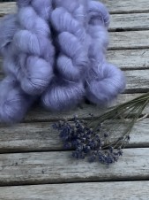 Lavendel, mohairsilke