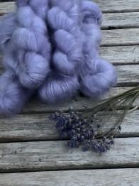 Lavendel, mohairsilke - Lavendel mohairsilk