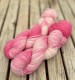 sockgarn, rosa nyanser - Strawberry mix sock