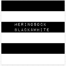 Merinosock, black&white