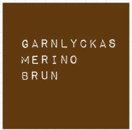 garnlyckas merino, bruna toner