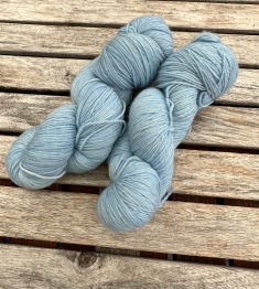 Garnlyckas merino, blå toner - Skyblue merino
