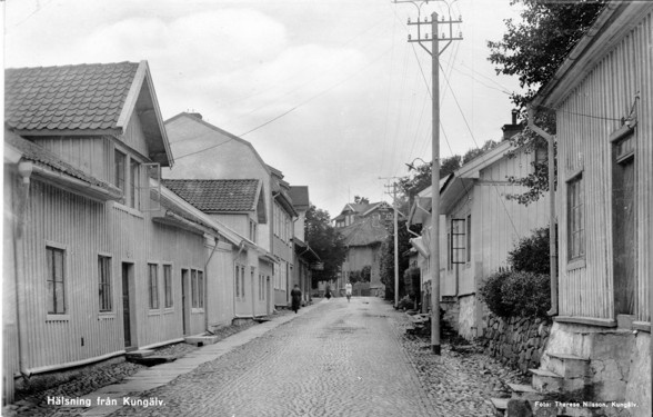 Västra gatan på 1920-talet