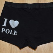 Hot Pant Herr I ♥ Pole