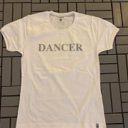 Vit T-shirt 'Dancer'