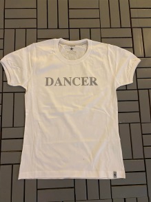 Vit T-shirt 'Dancer' - Vit T-shirt 'Dancer' M