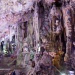 Stalagmit och stalagtitgrottan  St Michaels cave 