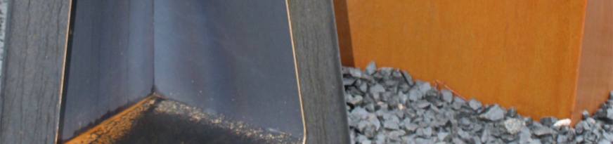 Corten, plåt som rostat Corten, plåt som rostat