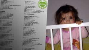 I ett dokument finns socionomernas snapsvisor där de skämtar om att ta människors barn ifrån dem. Bilden är ett montage. Foto: Chang Frick / Nyheter Idag