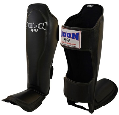 Boon Benskydd XL Svart Skinn - Boon Benskydd XL Svart Skinn