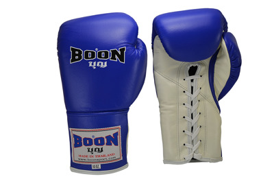 Boon BGL Lace - up 10oz Blå/Vit - Boon BGL Lace - up 10oz Blå/Vit