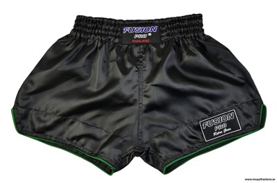 Fusion Pro Retro Shorts Svart-Grön MT-05 Medium - 