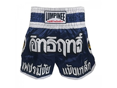 Lumpinee Muay Thai Shorts Mörkblå MT-33 - Lumpinee Muay Thai Shorts Mörkblå Art:33 Small