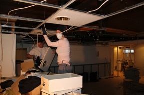 Renovering av lilla studion jan 2012