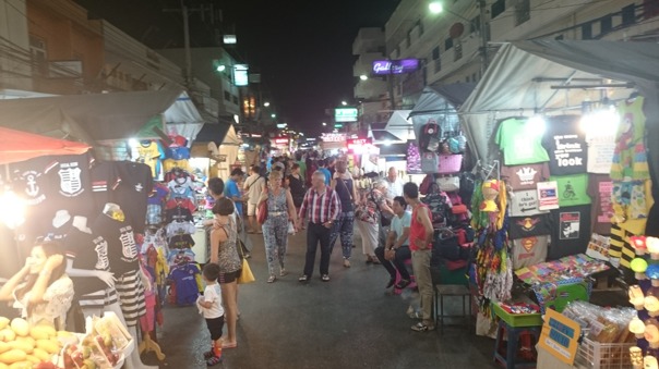 Night market/bazar i Hua Hin