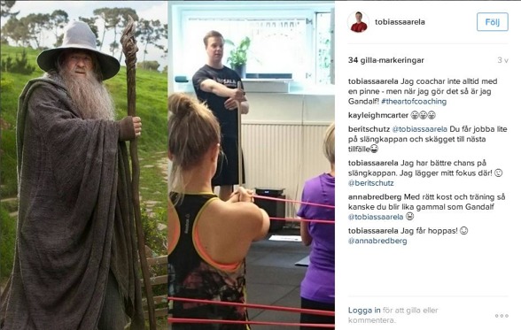 Coreworkshopen var riktigt roligt - och jag poserade tydligen som Gandalf vid flera tillfällen. Coreworkshopen var riktigt roligt - och jag poserade tydligen som Gandalf vid flera tillfällen.